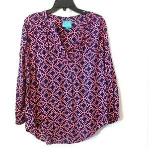Escapada geometric blouse